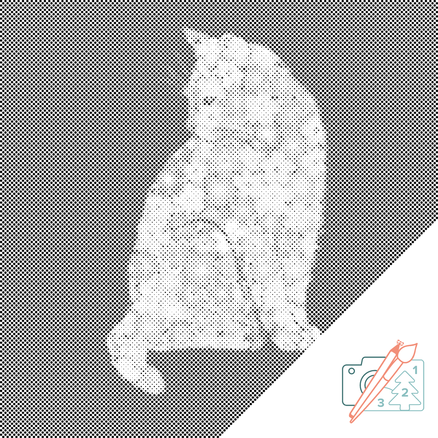 Mal-med-prikker -  Blomsterkat