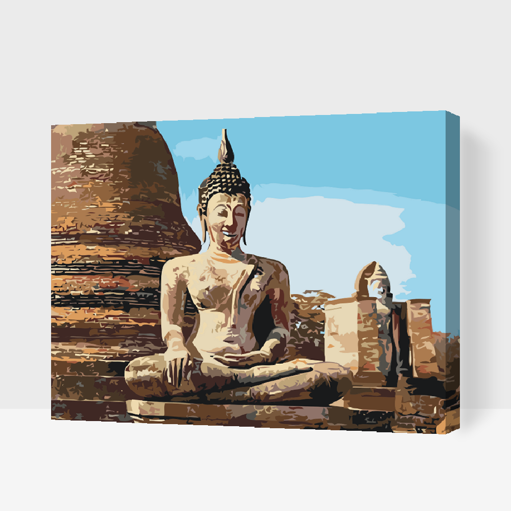 Paint by Numbers - Buddha-statue