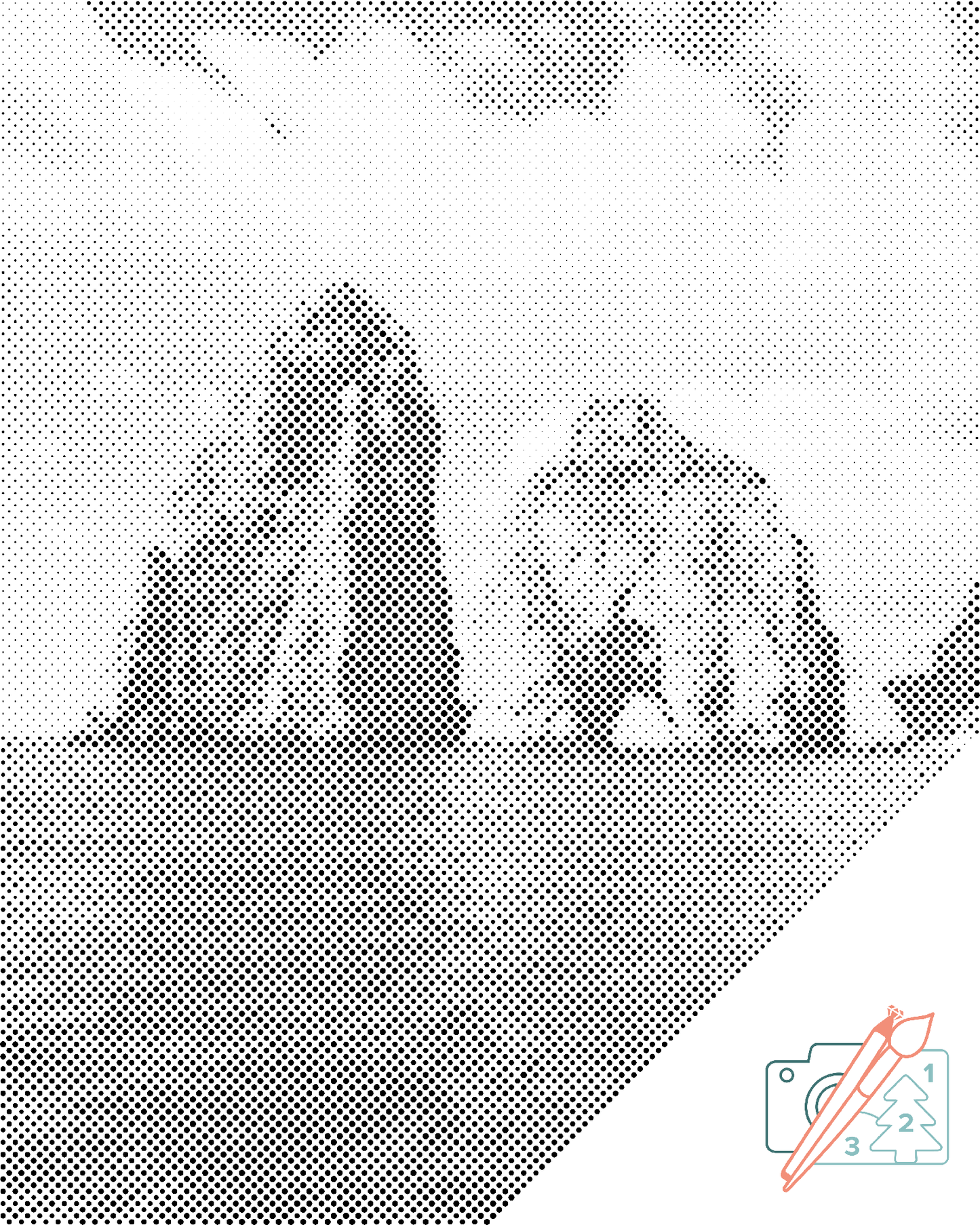 Mal-med-prikker -  Capri-øen, Italien