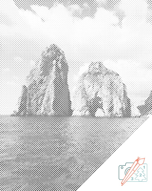 Mal-med-prikker -  Capri-øen, Italien
