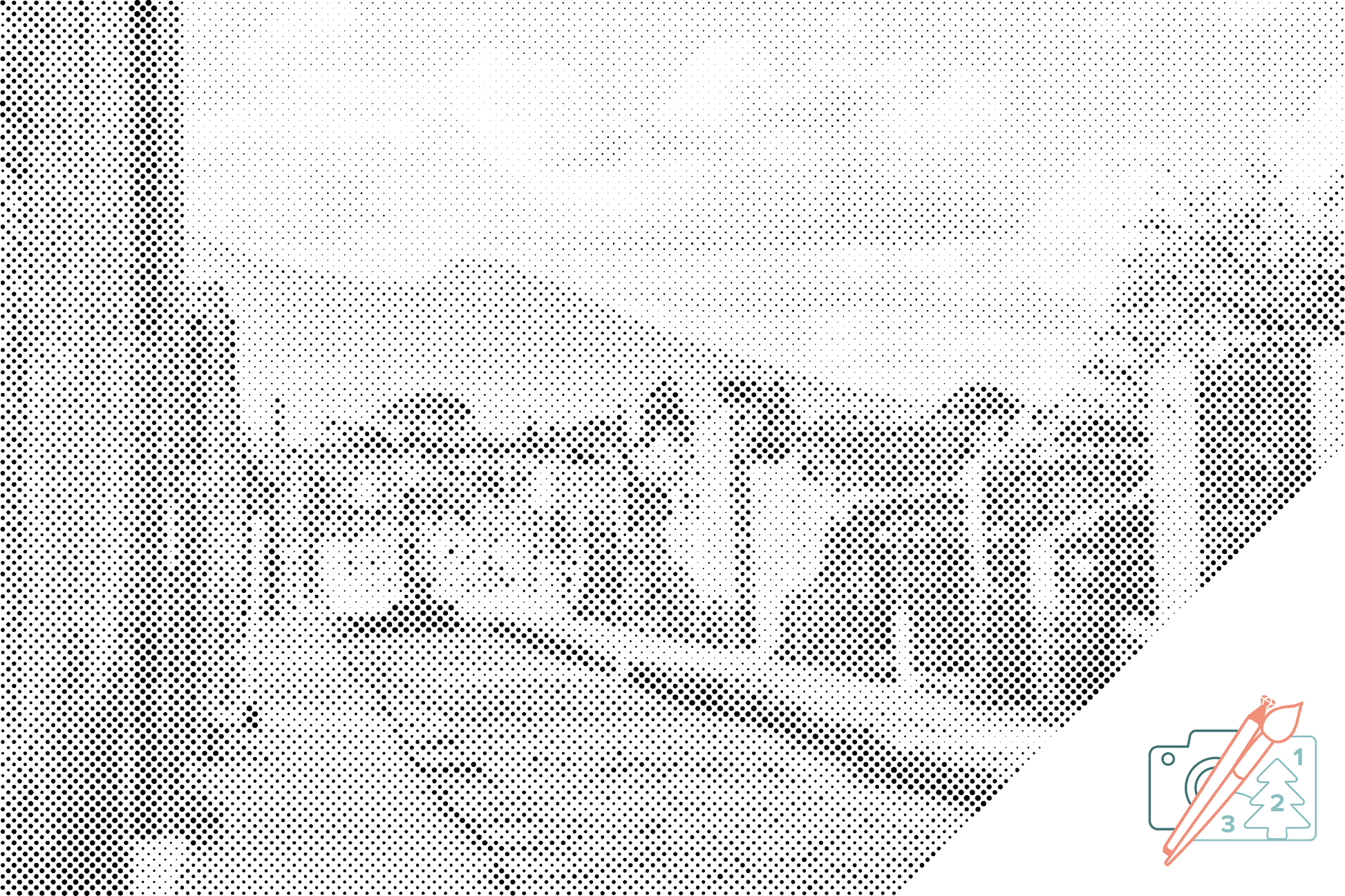 Mal-med-prikker -  Pompeji, Italien