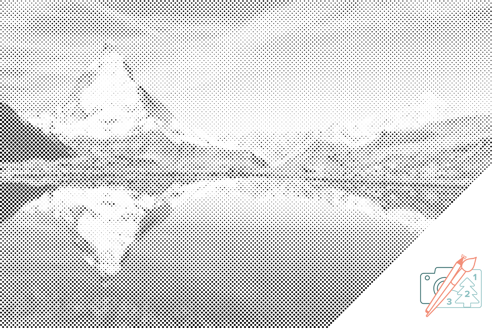Mal-med-prikker -  Matterhorn