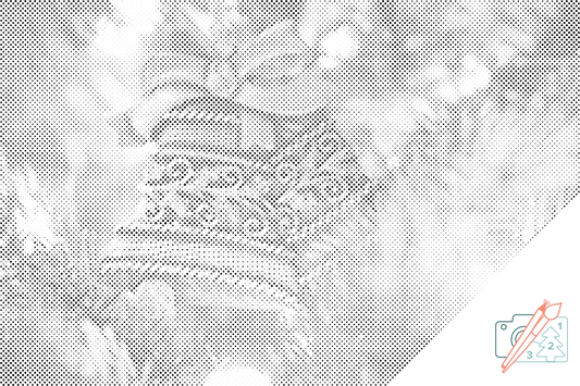 Mal-med-prikker -  Juleklokker