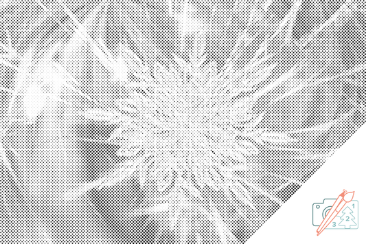 Mal-med-prikker -  Ice Flake