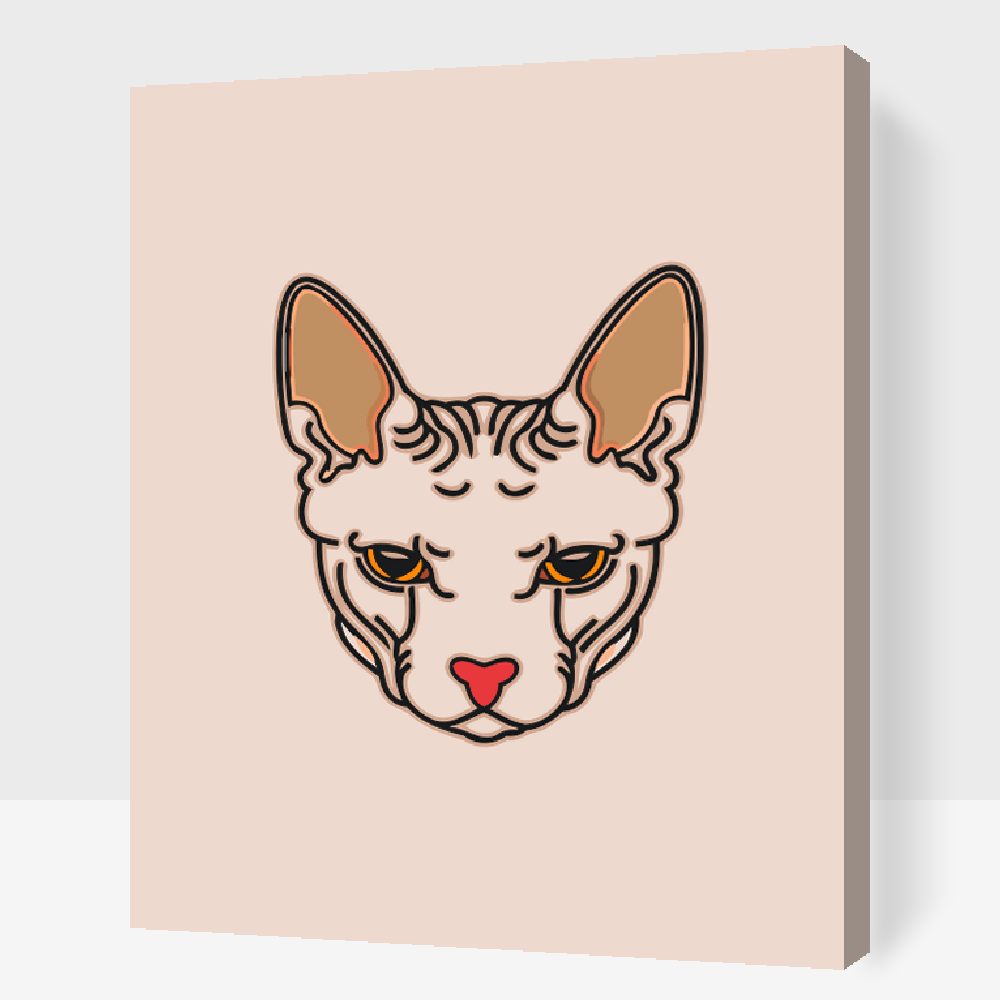 Paint by Numbers - Cats Head