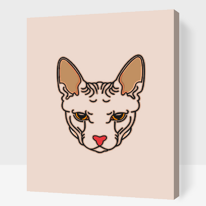 Paint by Numbers - Cats Head