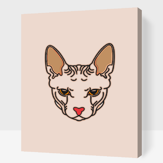 Paint by Numbers - Cats Head