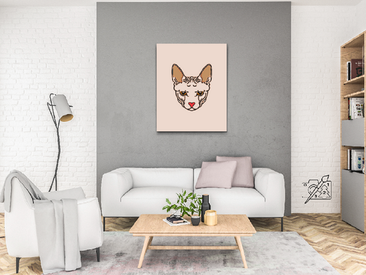 Paint by Numbers - Cats Head
