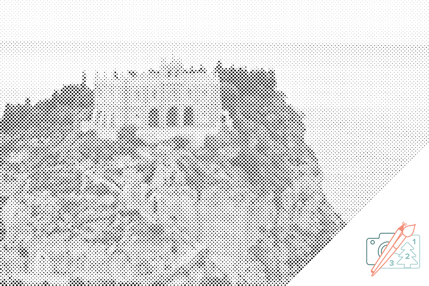 Mal-med-prikker -  Tropea, Calabrien