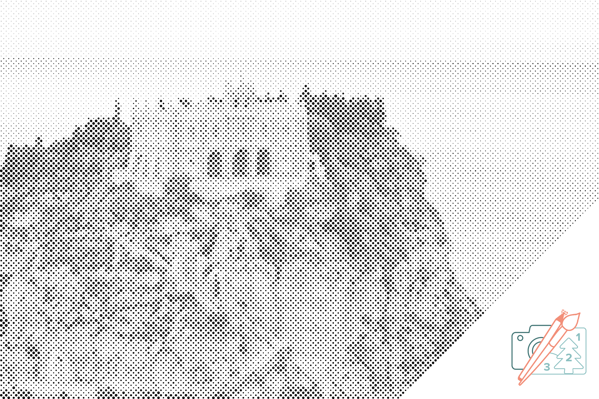 Mal-med-prikker -  Tropea, Calabrien