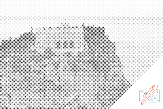 Mal-med-prikker -  Tropea, Calabrien