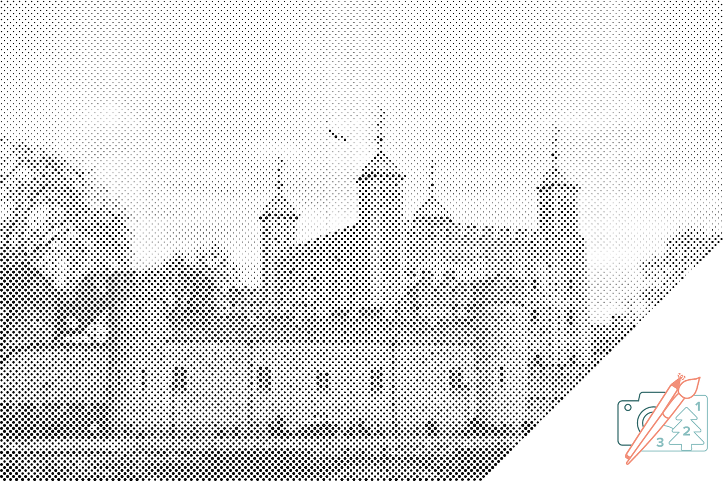 Mal-med-prikker -  London Tower - Det Kongelige Slot