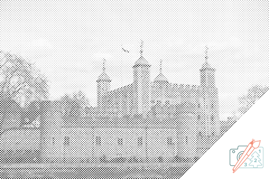 Mal-med-prikker -  London Tower - Det Kongelige Slot