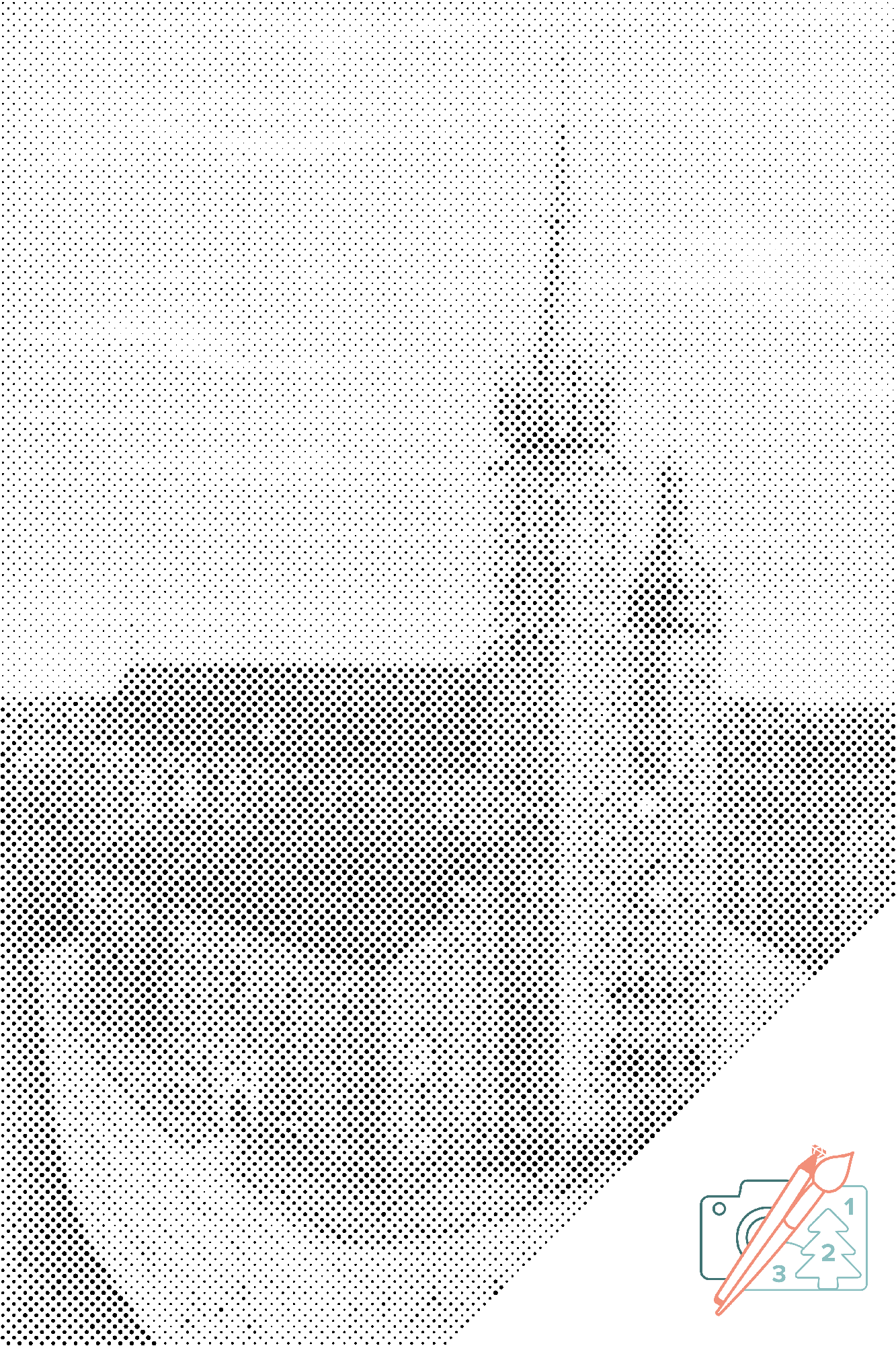 Mal-med-prikker -  Krakow Katedral