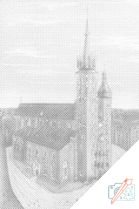 Mal-med-prikker -  Krakow Katedral