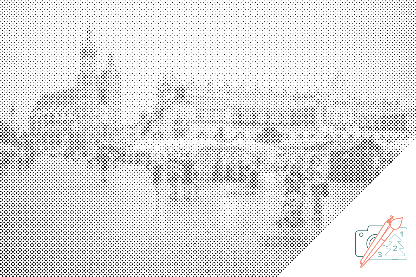 Mal-med-prikker -  Krakow, Polen
