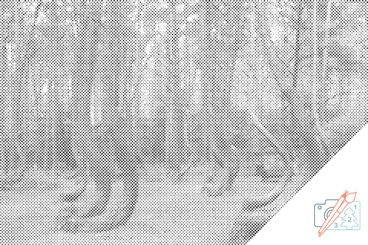 Mal-med-prikker -  Kroget Skov i Polen