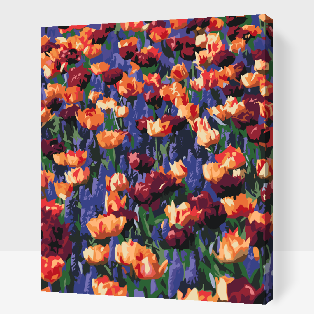 Paint by Numbers - Blomstermark