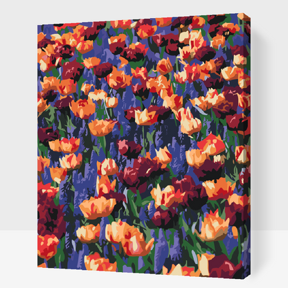 Paint by Numbers - Blomstermark