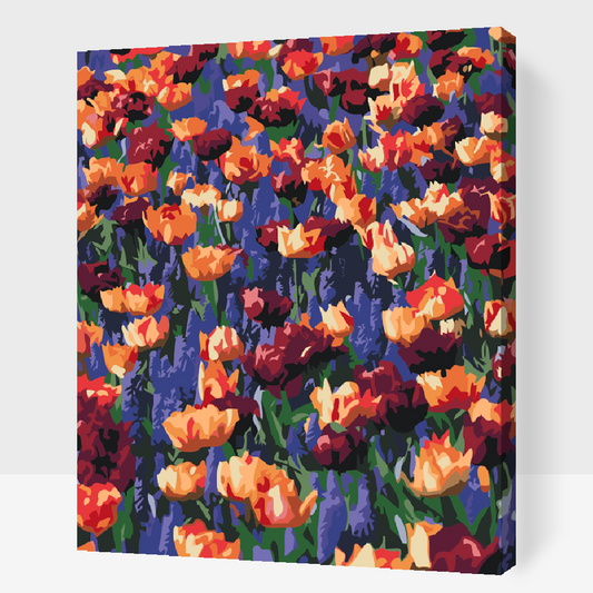 Paint by Numbers - Blomstermark