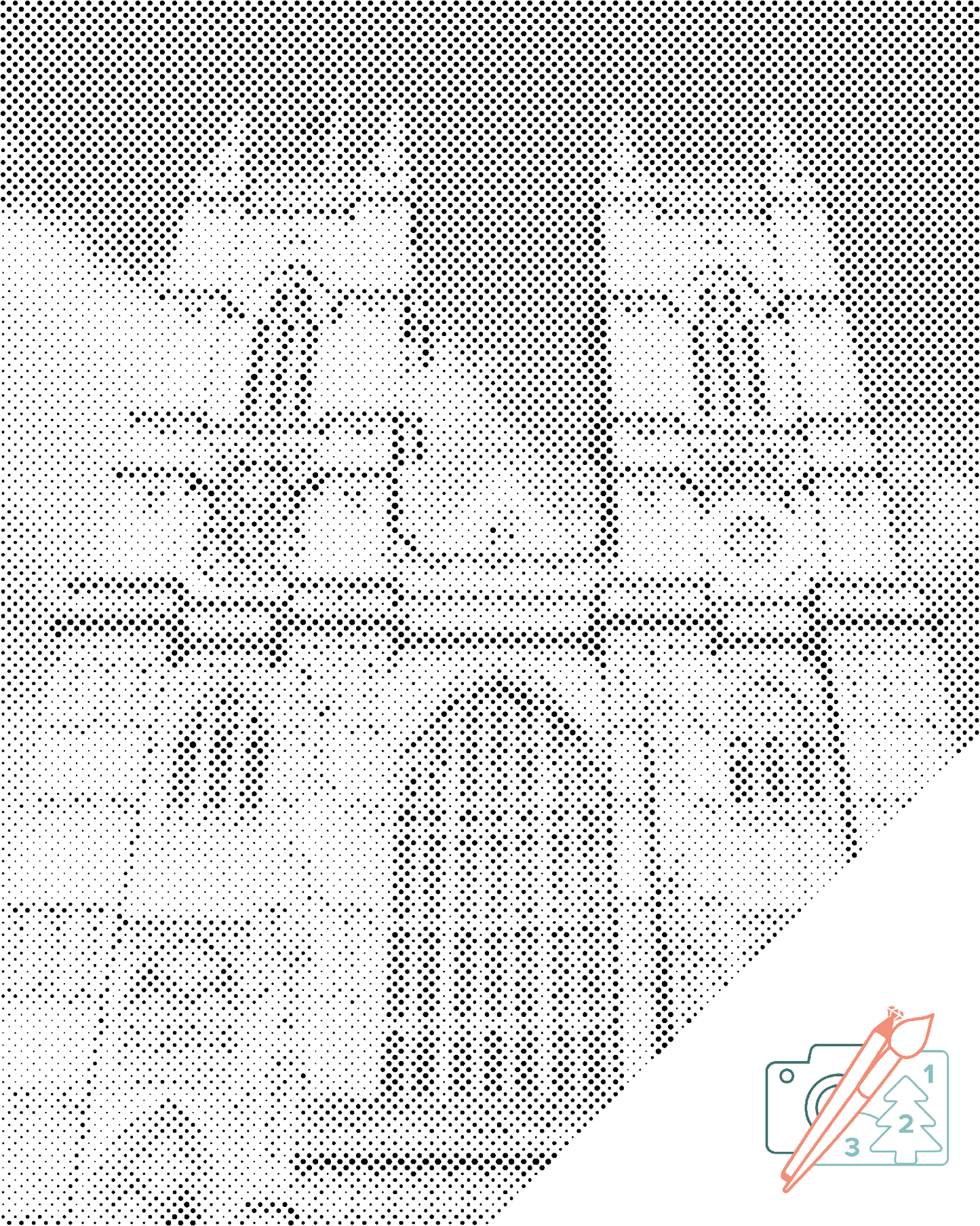 Mal-med-prikker -  Westminster Abbey, England