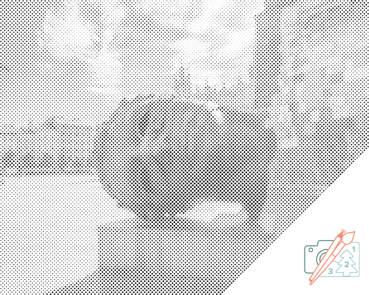 Mal-med-prikker -  Bronzestatuehovedet Eros Bendato, Krakow