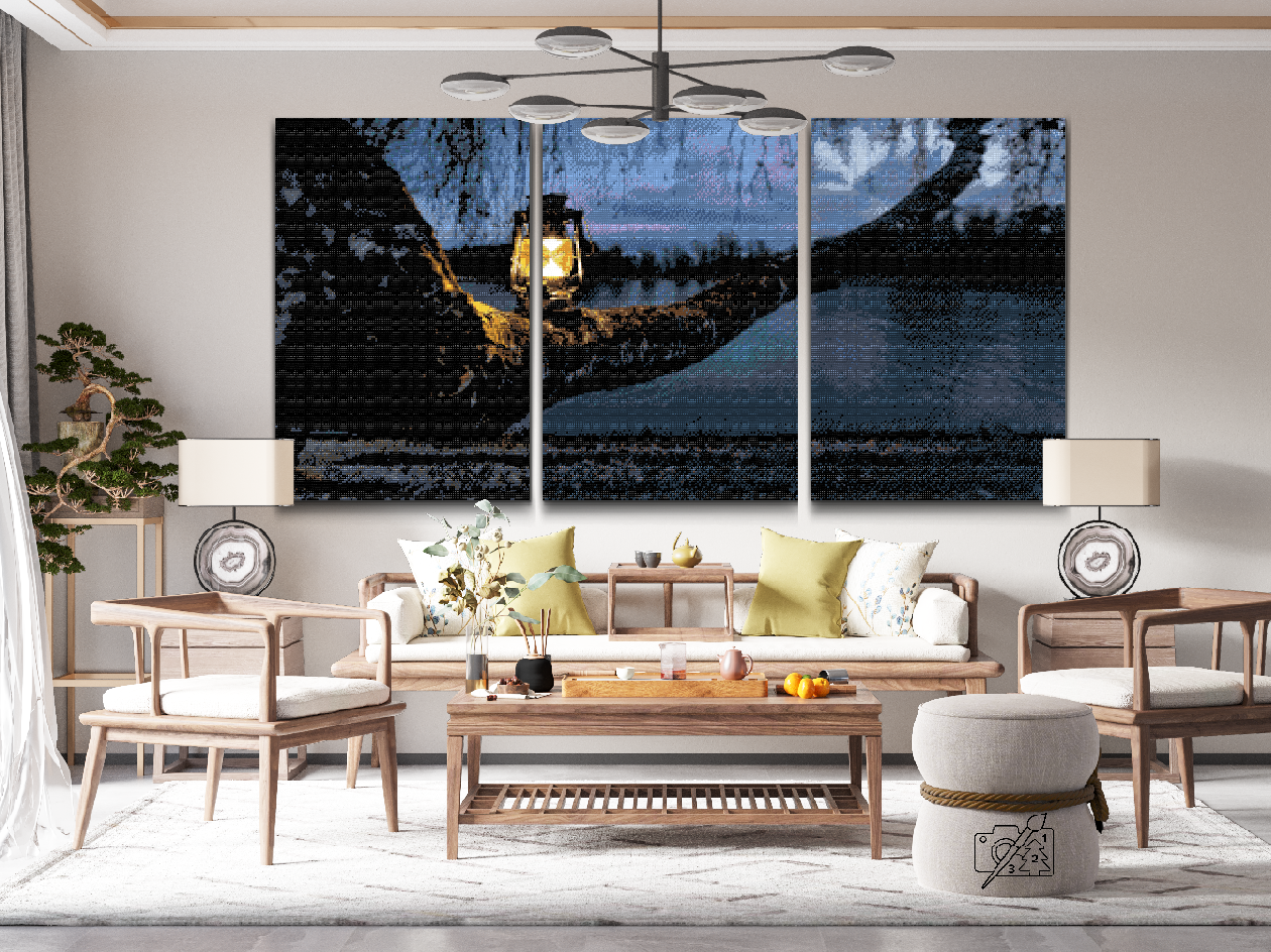 Diamond Painting - Natvandring (sæt af 3)