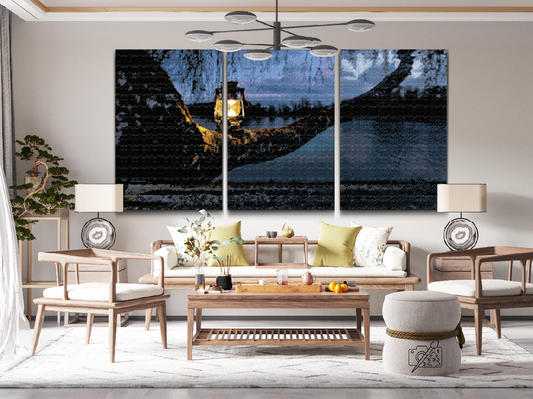 Diamond Painting - Natvandring (sæt af 3)