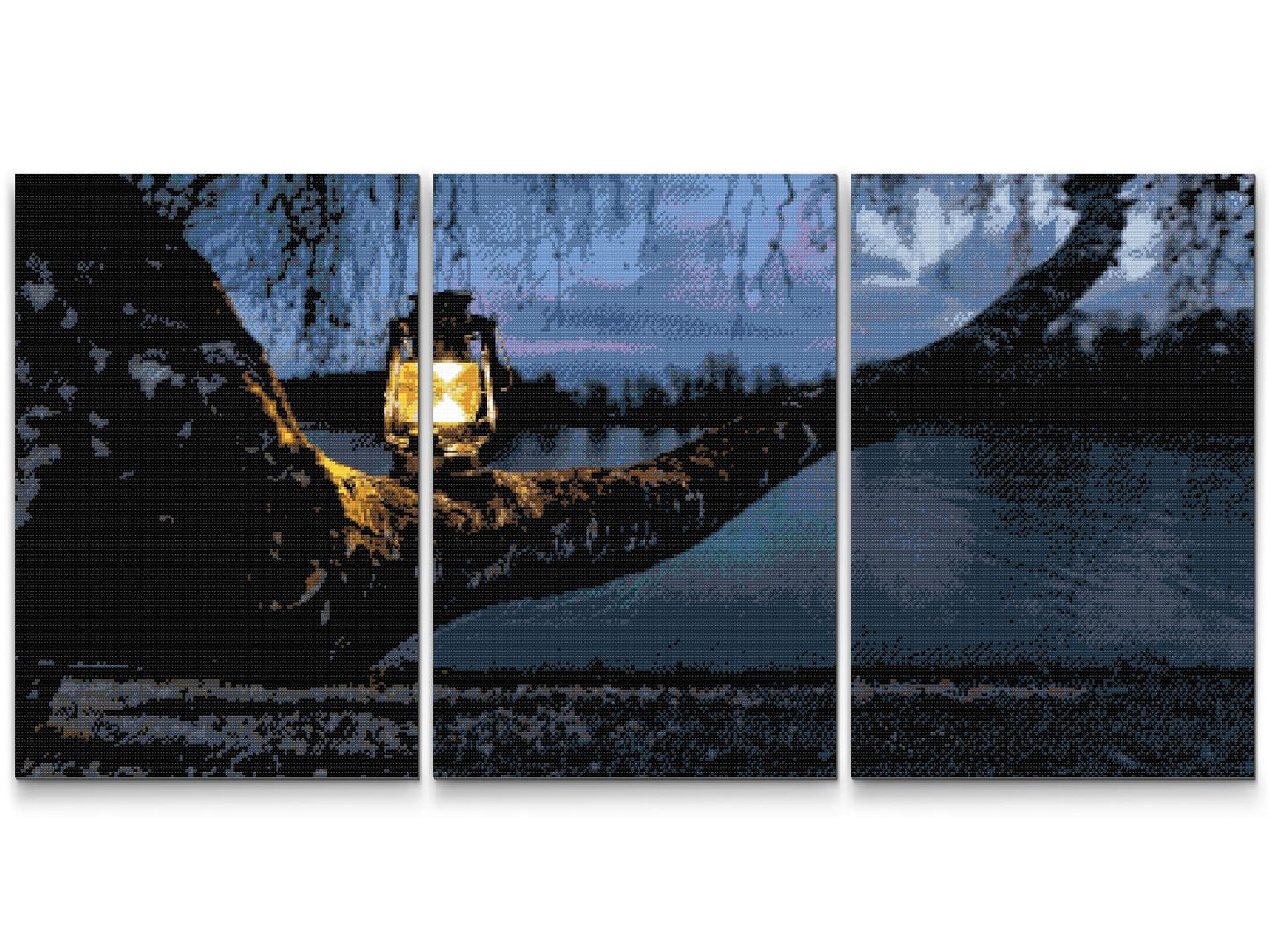 Diamond Painting - Natvandring (sæt af 3)
