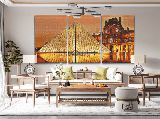 Diamond Painting - Louvre (sæt af 3)