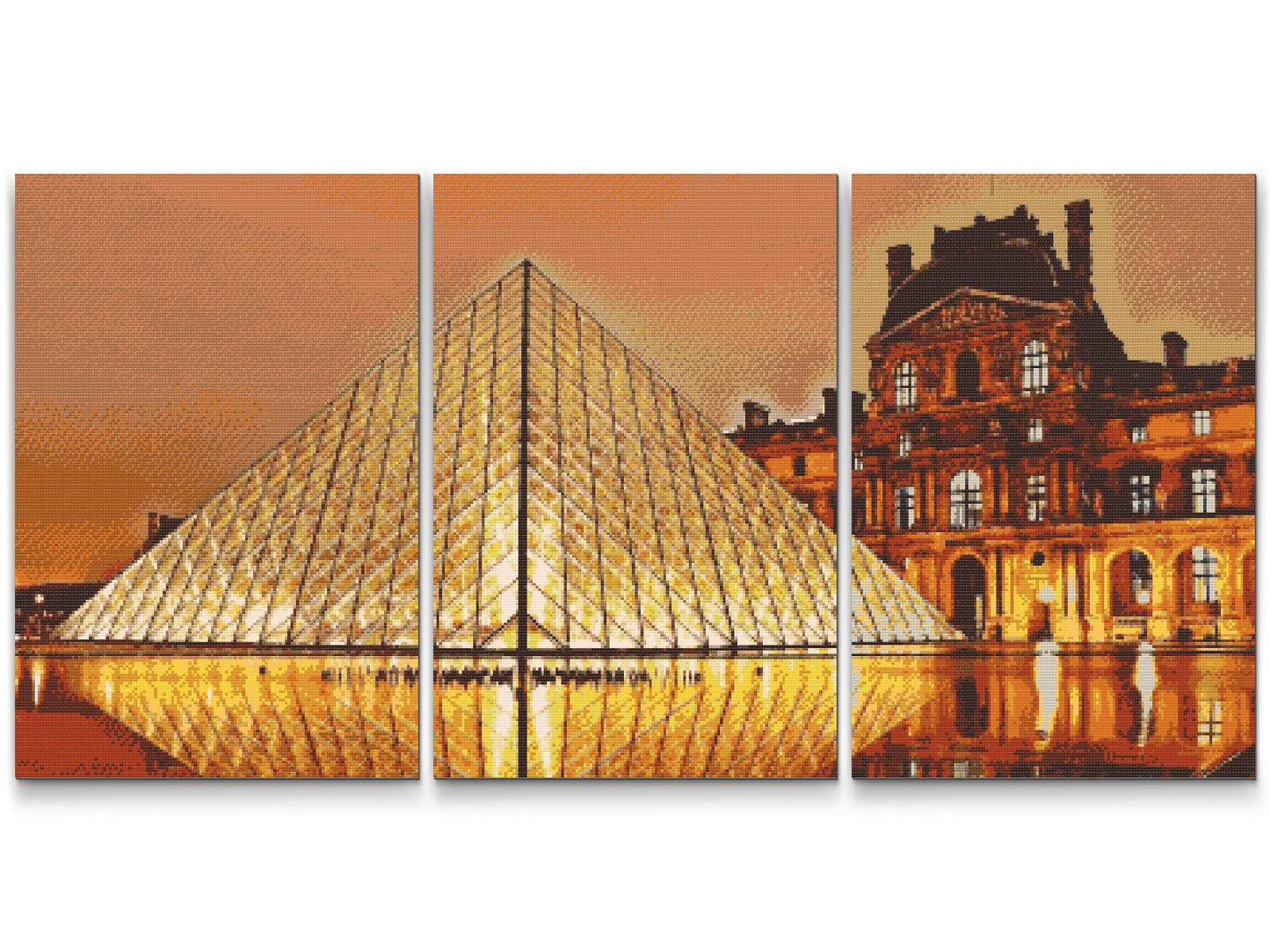 Diamond Painting - Louvre (sæt af 3)