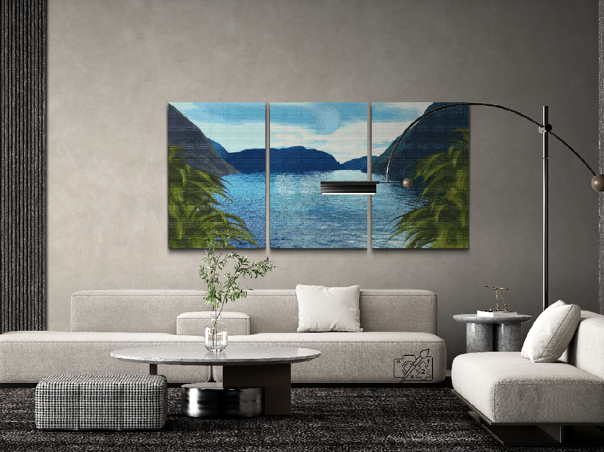 Diamond Painting - Lagoon Bay (sæt af 3)