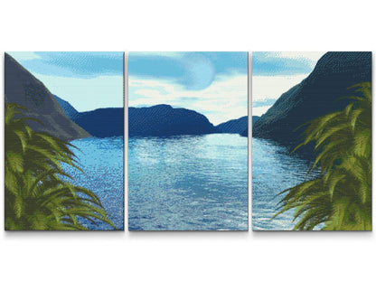 Diamond Painting - Lagoon Bay (sæt af 3)