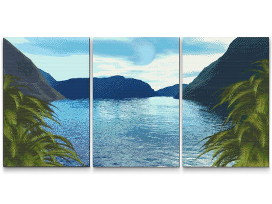 Diamond Painting - Lagoon Bay (sæt af 3)