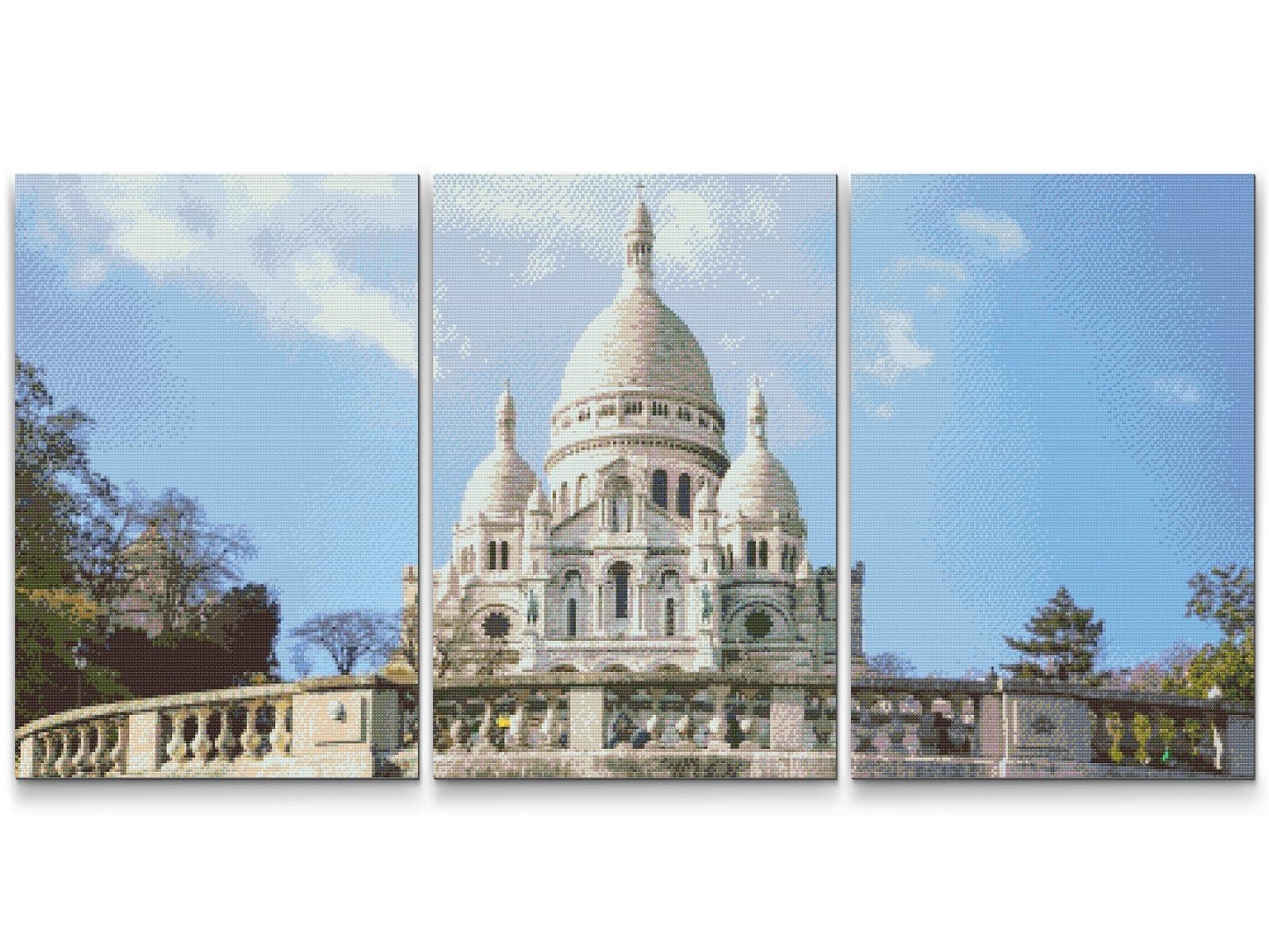 Diamond Painting - Sacre Coeur (sæt af 3)