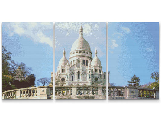 Diamond Painting - Sacre Coeur (sæt af 3)