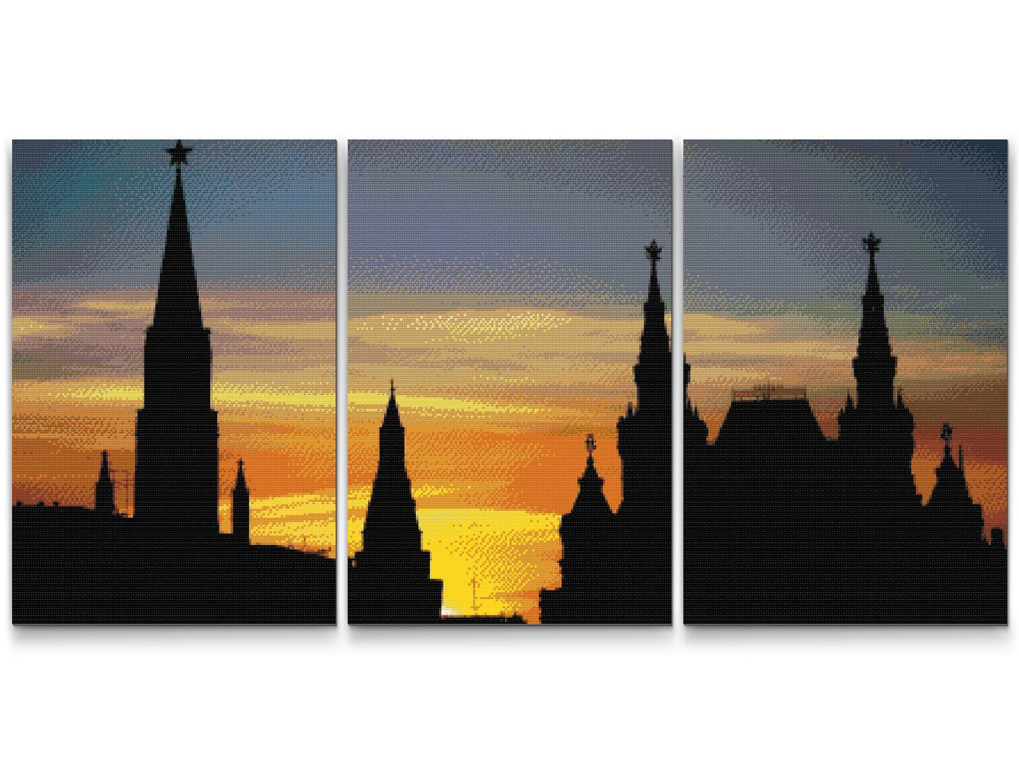 Diamond Painting - Solnedgang (sæt af 3)