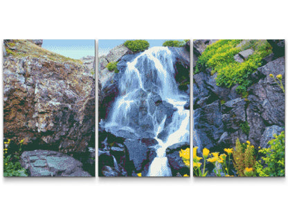 Diamond Painting - Magic Waterfall (sæt af 3)