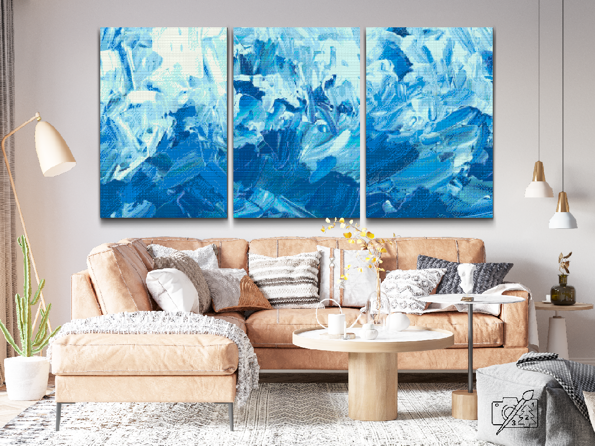 Diamond Painting - Iskrystaller (sæt af 3)
