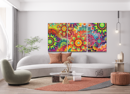 Diamond Painting - Colorful Mandala (sæt af 3)