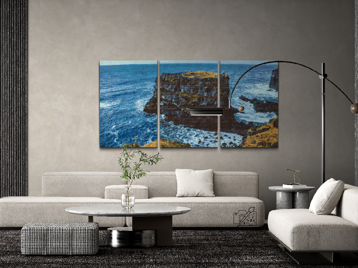 Diamond Painting - Udsigt over klippen (sæt af 3)