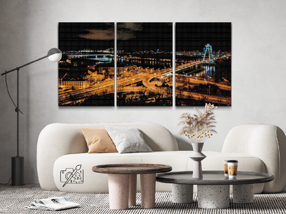 Diamond Painting - Nat i Bratislava (sæt af 3)