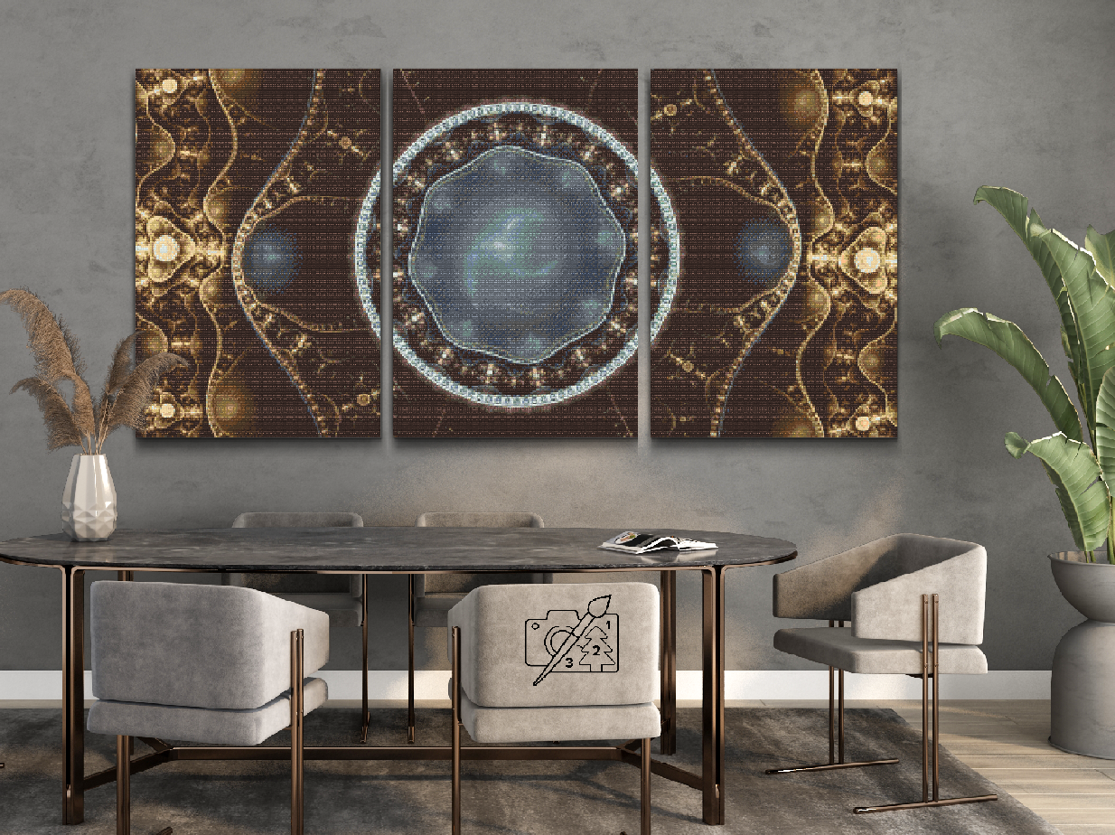Diamond Painting - Kalejdoskop (sæt af 3)