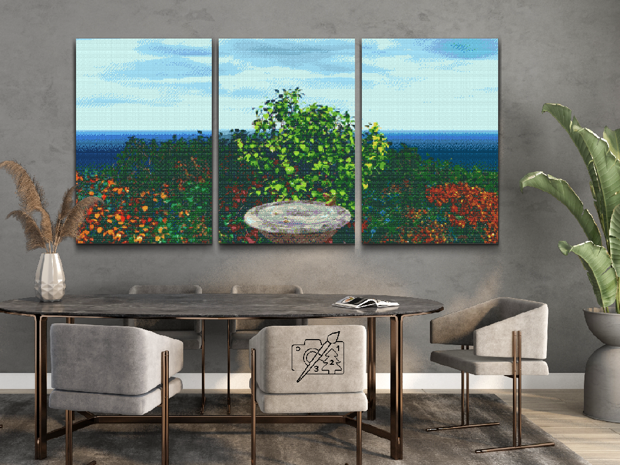 Diamond Painting - Colorful Garden (sæt af 3)