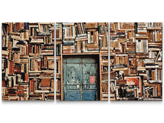 Diamond Painting - Bibliotek (sæt af 3)