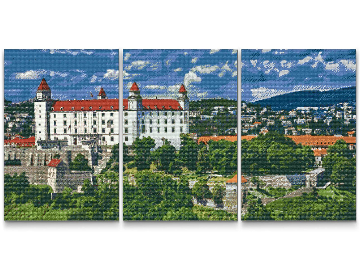 Diamond Painting - Bratislava Slot (sæt af 3)