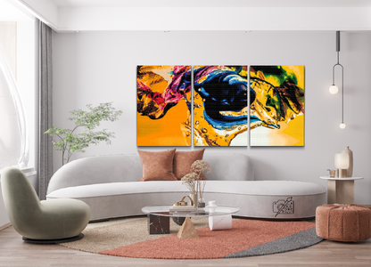 Diamond Painting - Farvet tekstur 2 (sæt af 3)