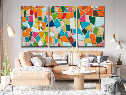 Diamond Painting - Farvede sten (sæt af 3)