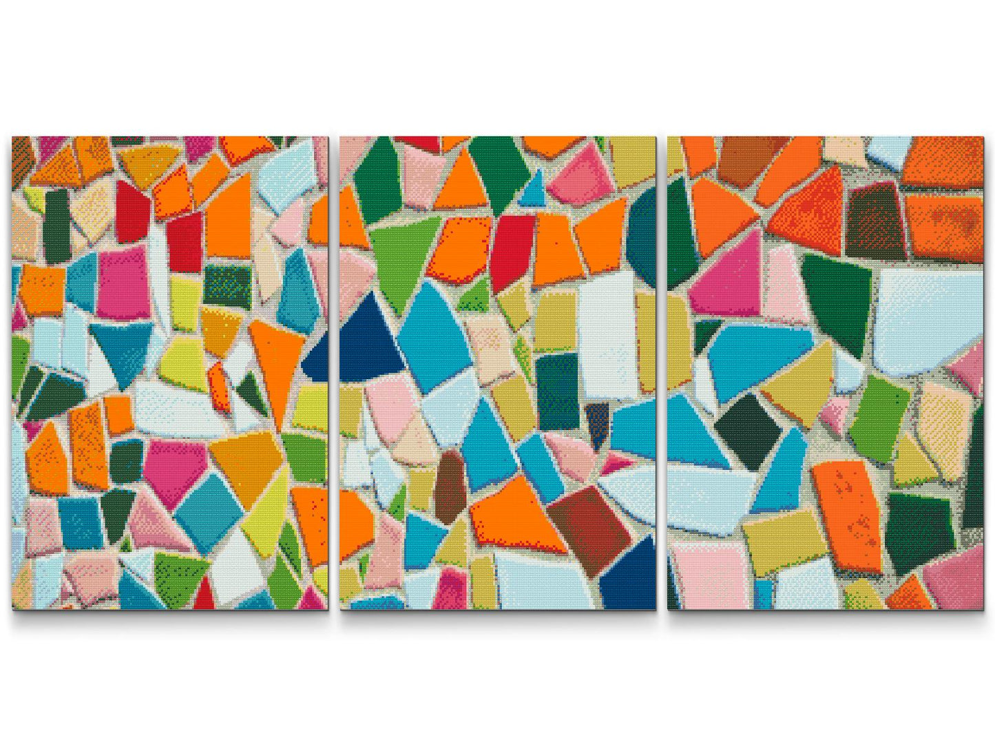 Diamond Painting - Farvede sten (sæt af 3)