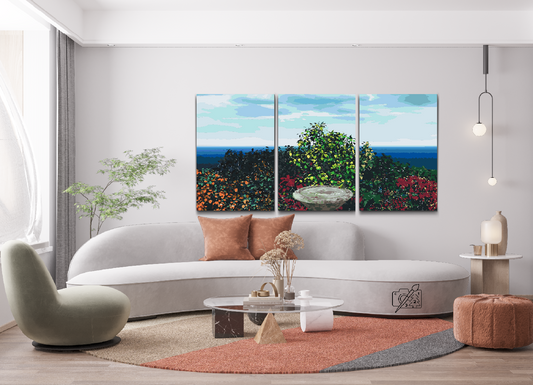 Paint by Numbers - Colorful Garden (sæt af 3)